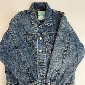 Vintage Flannel Lined Denim Jean Jacket